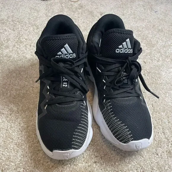 ADIDAS D.O.N issue #2 Cloud Black Basketball Shoe - Picture 2 of 10